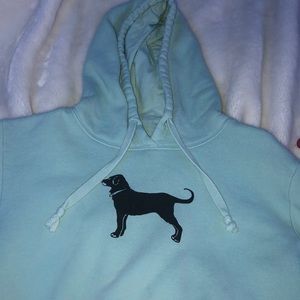 Teal Size S Black Dog Sweatshirt